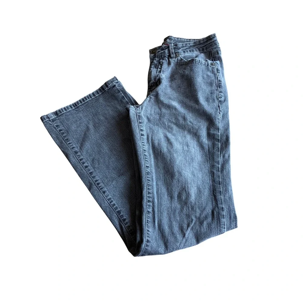 JAG Jeans Western Glove Works Grey Bootcut Stretch‎ Denim Womens Size 6